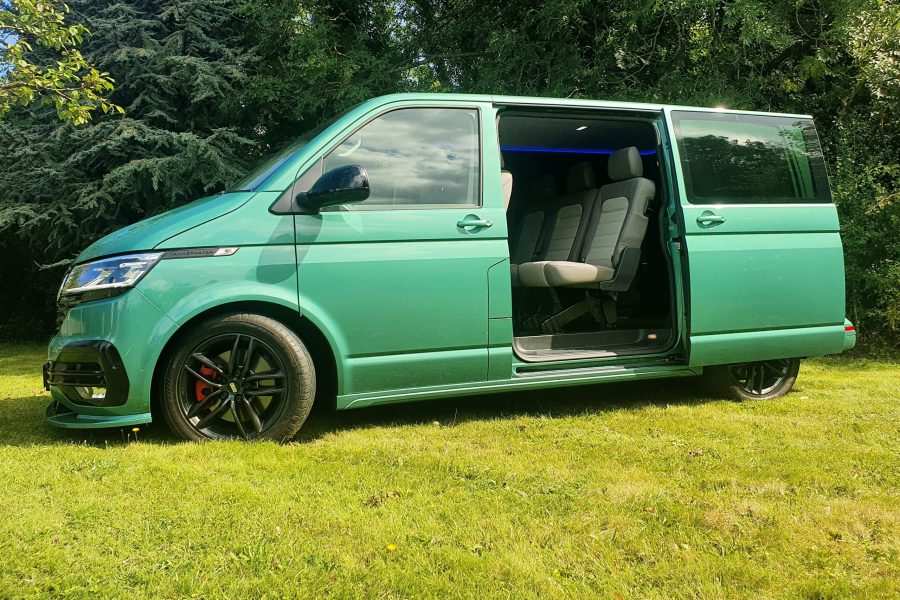 Green C-Sport Kombi Van. Flexivan VW Camper Van Conversions.