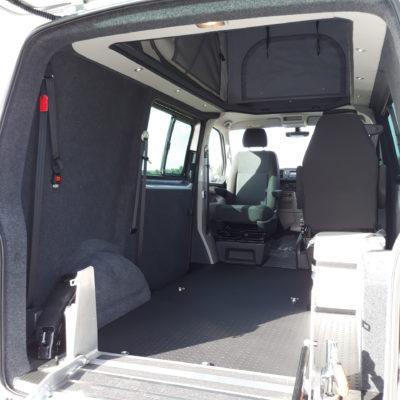 Adapted for Wheelchair Accessibility. Flexivan VW Camper Van Conversions. Salisbury, UK.